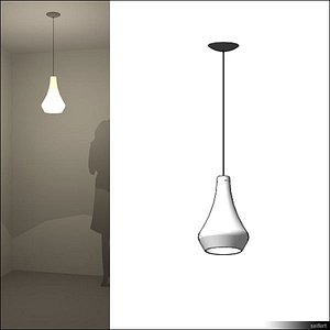 suspended ceiling lamp 3d model