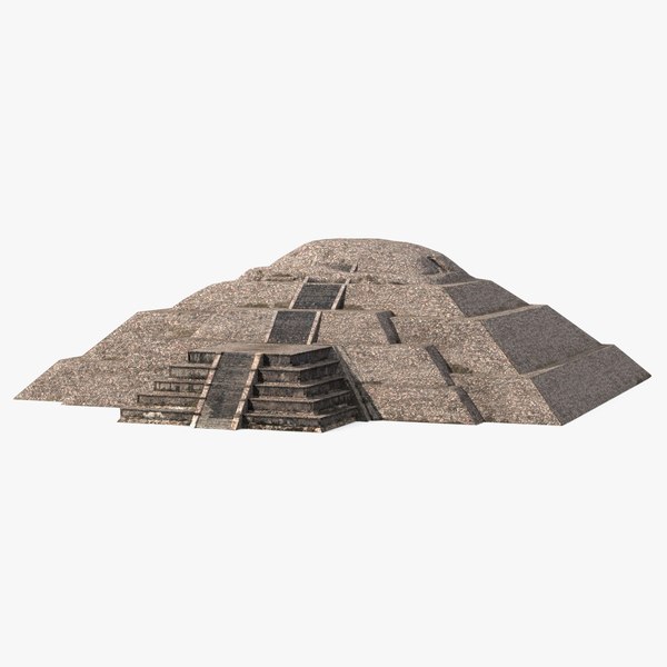 Teotihuacan Piramide de la Luna 3D model