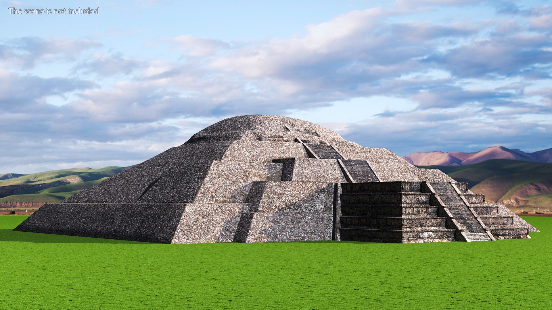 Teotihuacan Piramide de la Luna 3D model - TurboSquid 2051582