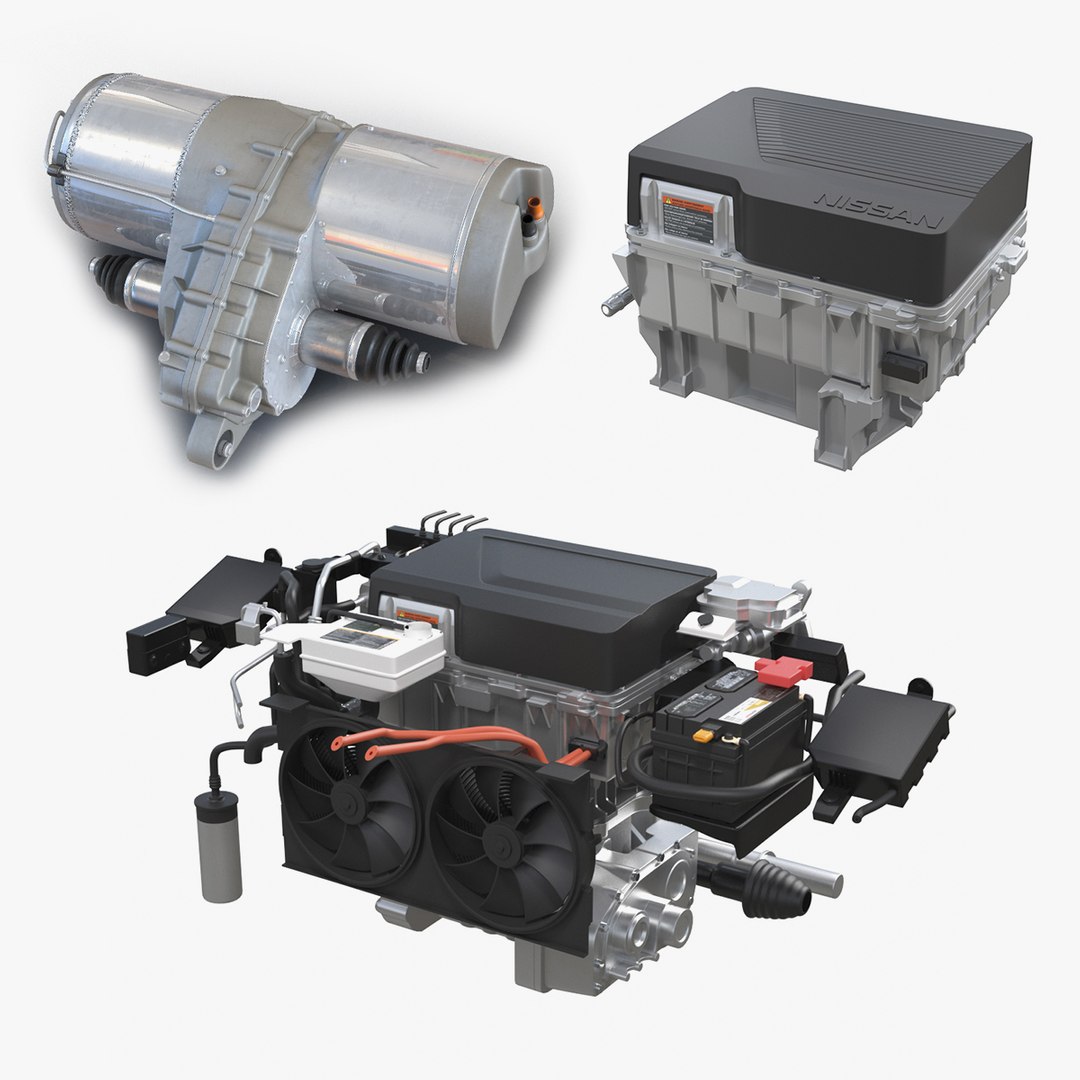 Auto Electric Engines Collection 2 3D model preview