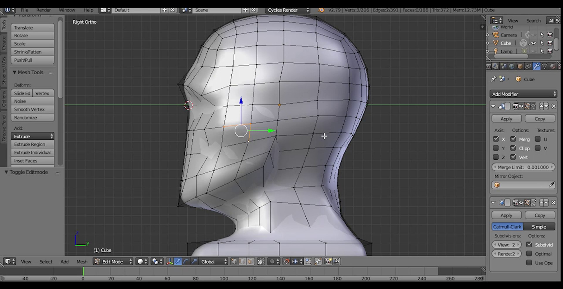 Basic Male Human Head 3D Model - TurboSquid 1401742