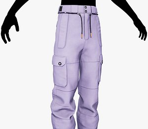 Light Violet Snowboard Pants Style 2