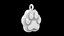 3D Animal Paw Pendant 3D Print Model