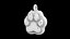 3D Animal Paw Pendant 3D Print Model