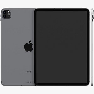 3D Apple iPad Pro 11 inch 4th generation wifi and cellular tablet