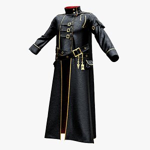 Tailcoat Renaissance Jacket 3D model