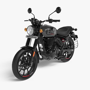 3D Royal Enfield Hunter 350 - Dapper Grey - Realistic 3D Model