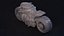 Sci Fi Motorcycle 3D Model 250mm One Piece Printable STL