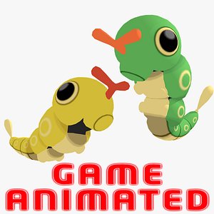 POKEMON Caterpie Animated Game Already