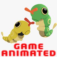 POKEMON Caterpie Animated Game Already