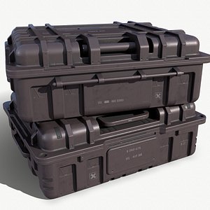 futuristic box 3D model