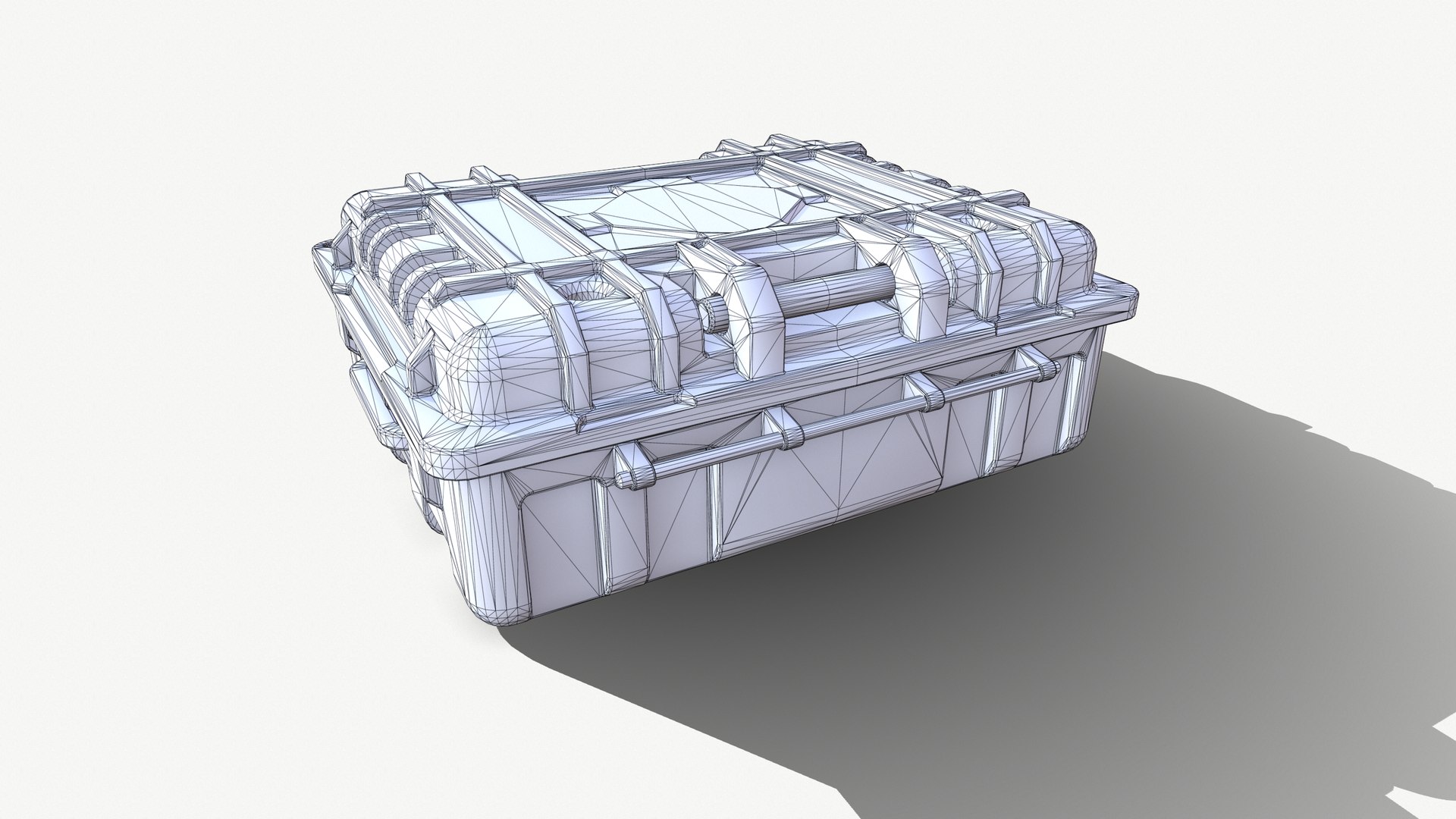 Futuristic Box 3D Model - TurboSquid 2455750