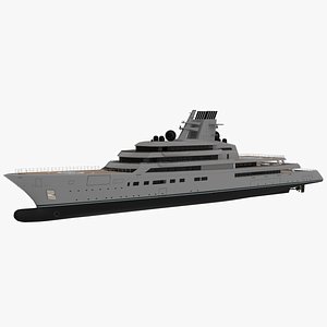 3D Dragonfly Superyacht