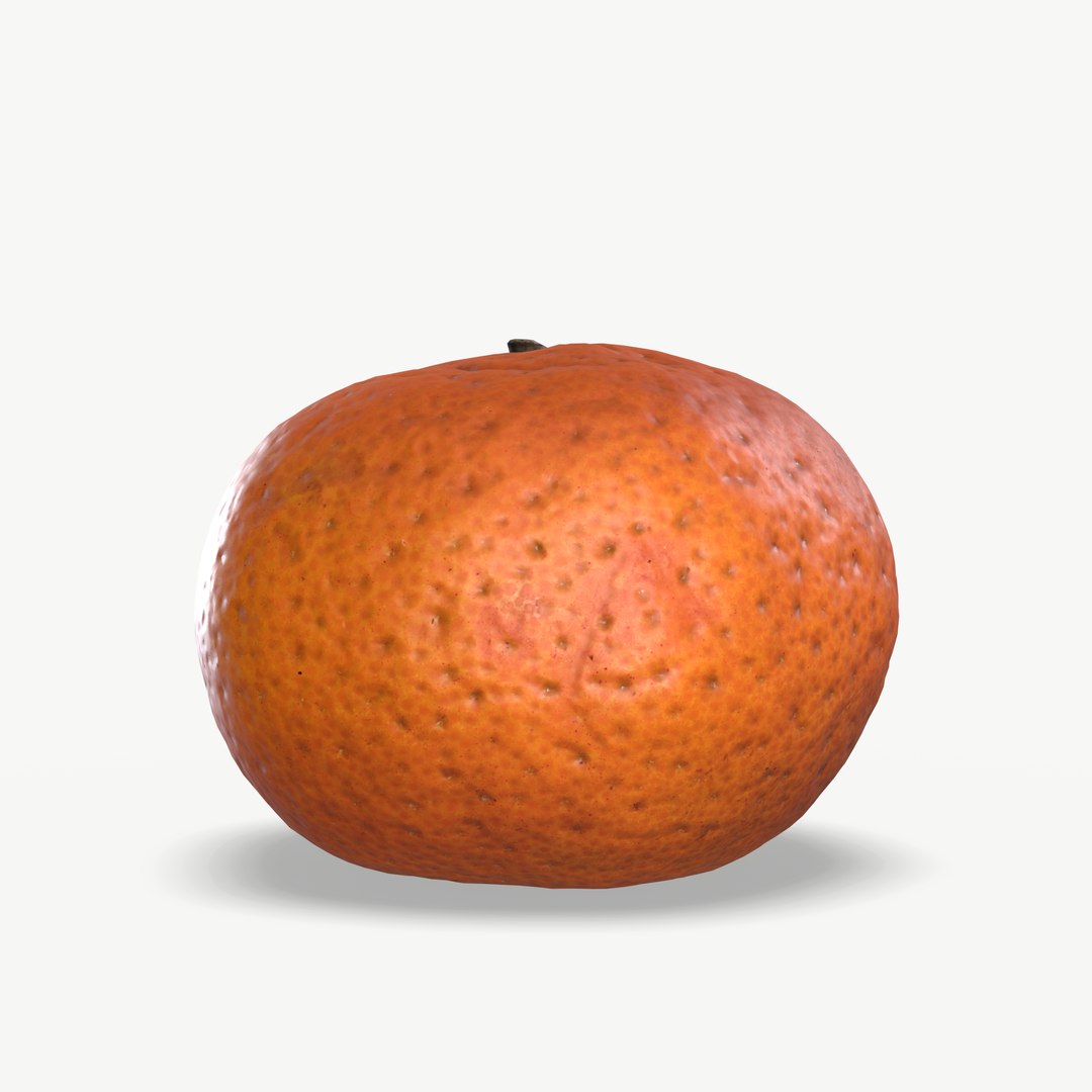 High Quality Scan Mandarin - 1 3D - TurboSquid 2189959