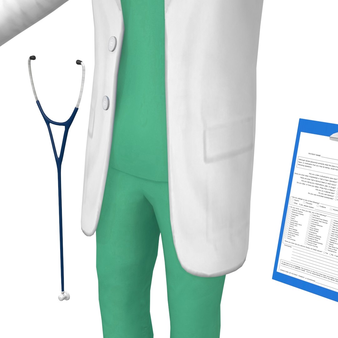 3D Rigged Female Doctor - TurboSquid 1289920