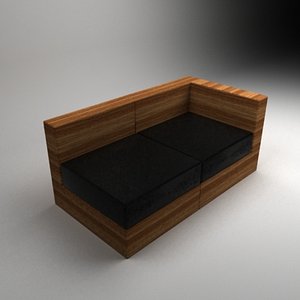 Modular bamboo sofa