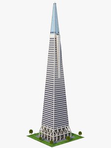 transamerica pyramid san francisco 3D model