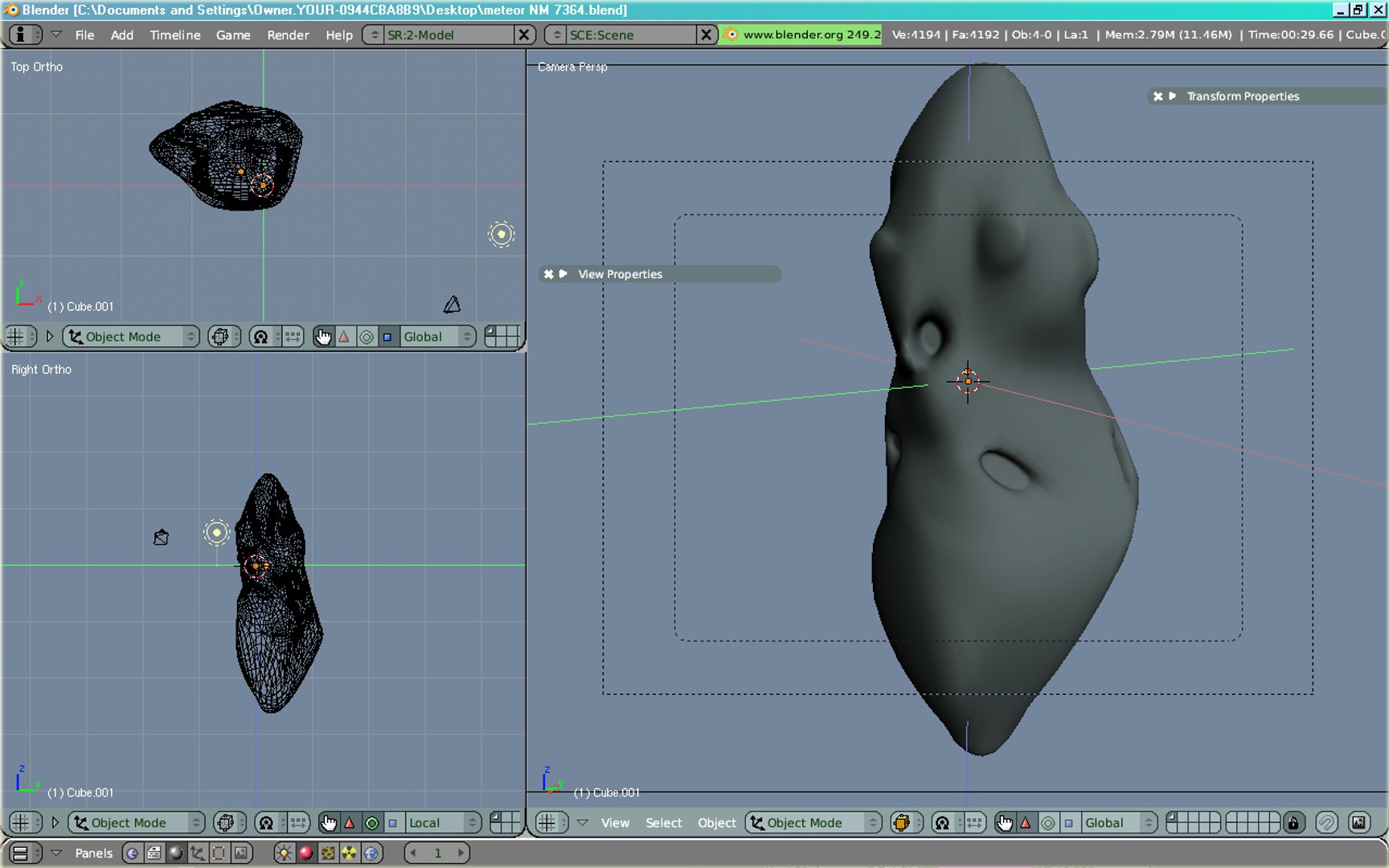 Free Blend Model Meteor