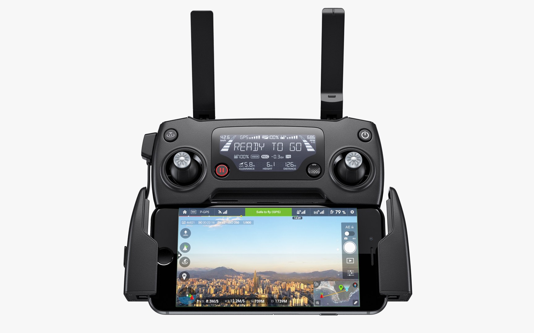 3d Model Remote Controller Dji Mavic