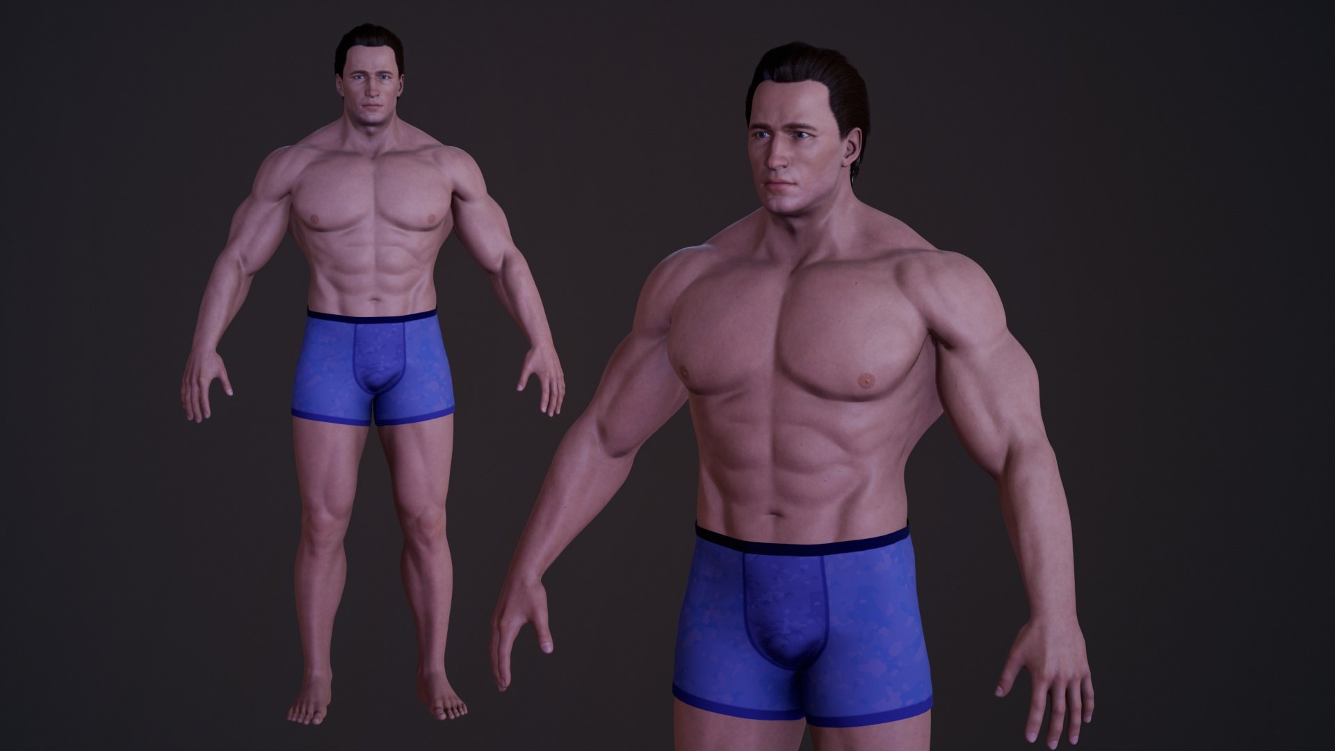 Bodybuilder V02 Model - TurboSquid 2334601