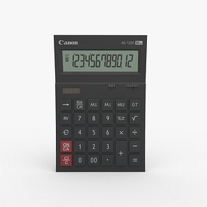 3D Canon AS-1200 Calculator model