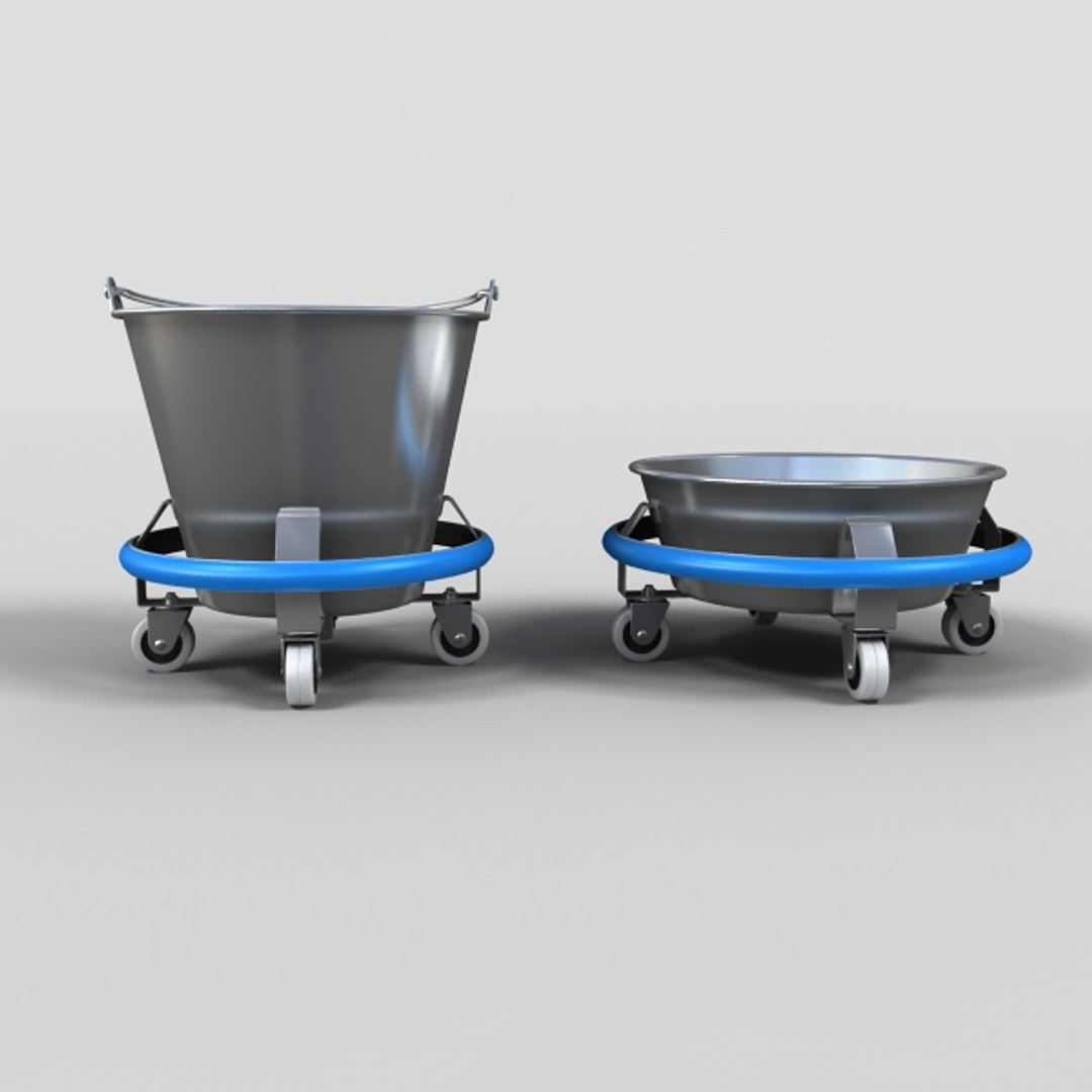 Kick Buckets 3d Model