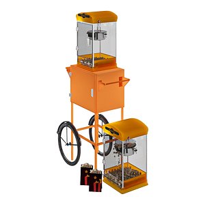 3D Throwback Popcorn Maker