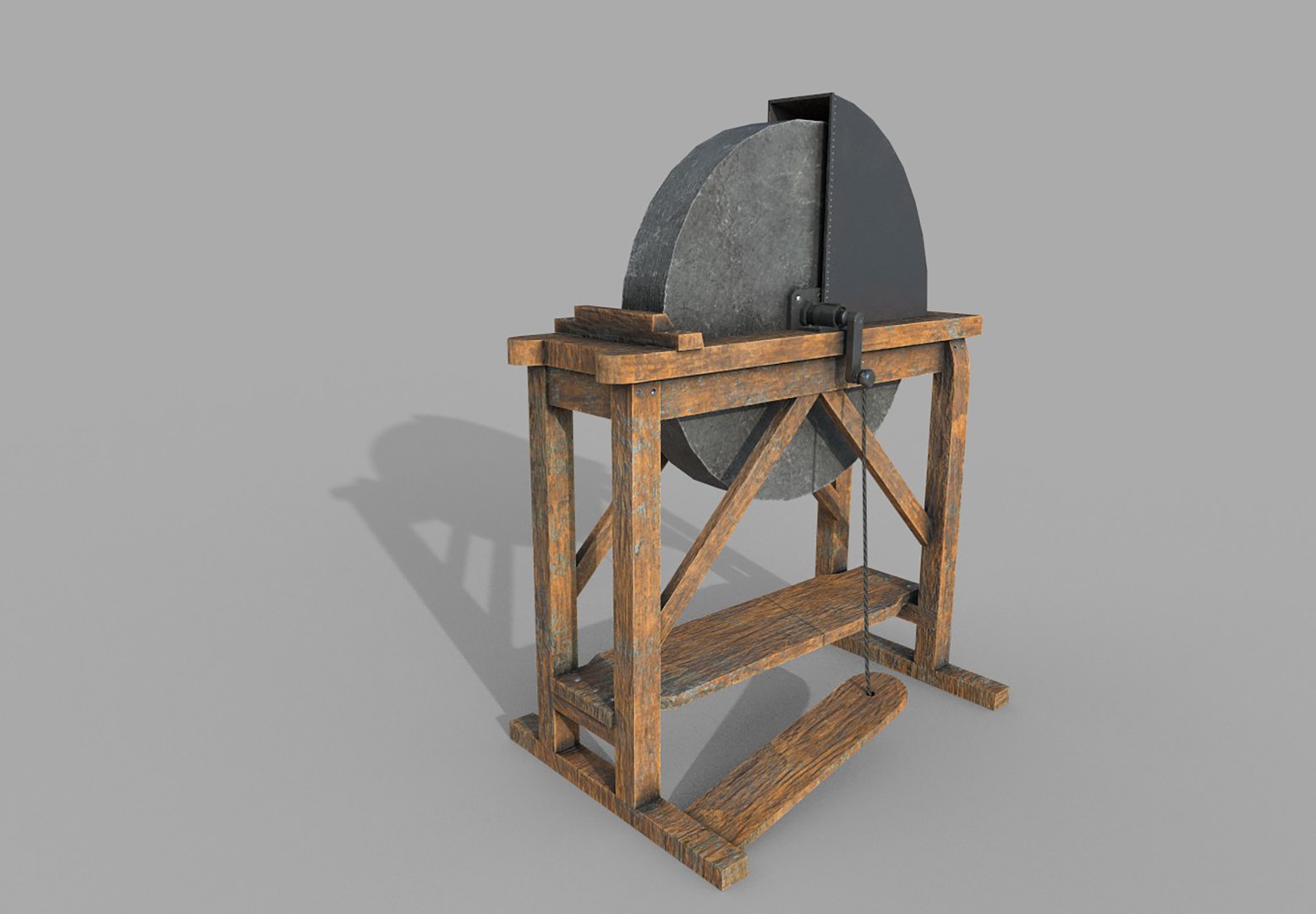 3D Grindstone PBR - TurboSquid 1764685