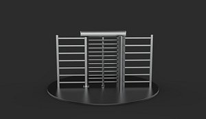 Turnstile Gate 3D model 3D model