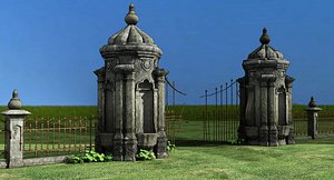 old gate 3d max