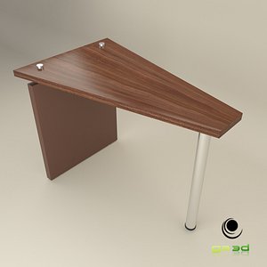 obj office wedge table