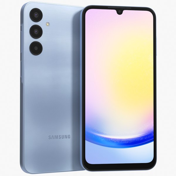 modelo 3d Samsung Galaxy A25 Azul - TurboSquid 2172283