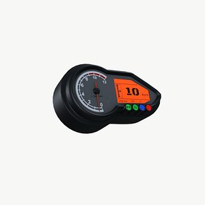 3D Pulsar bike Meter model