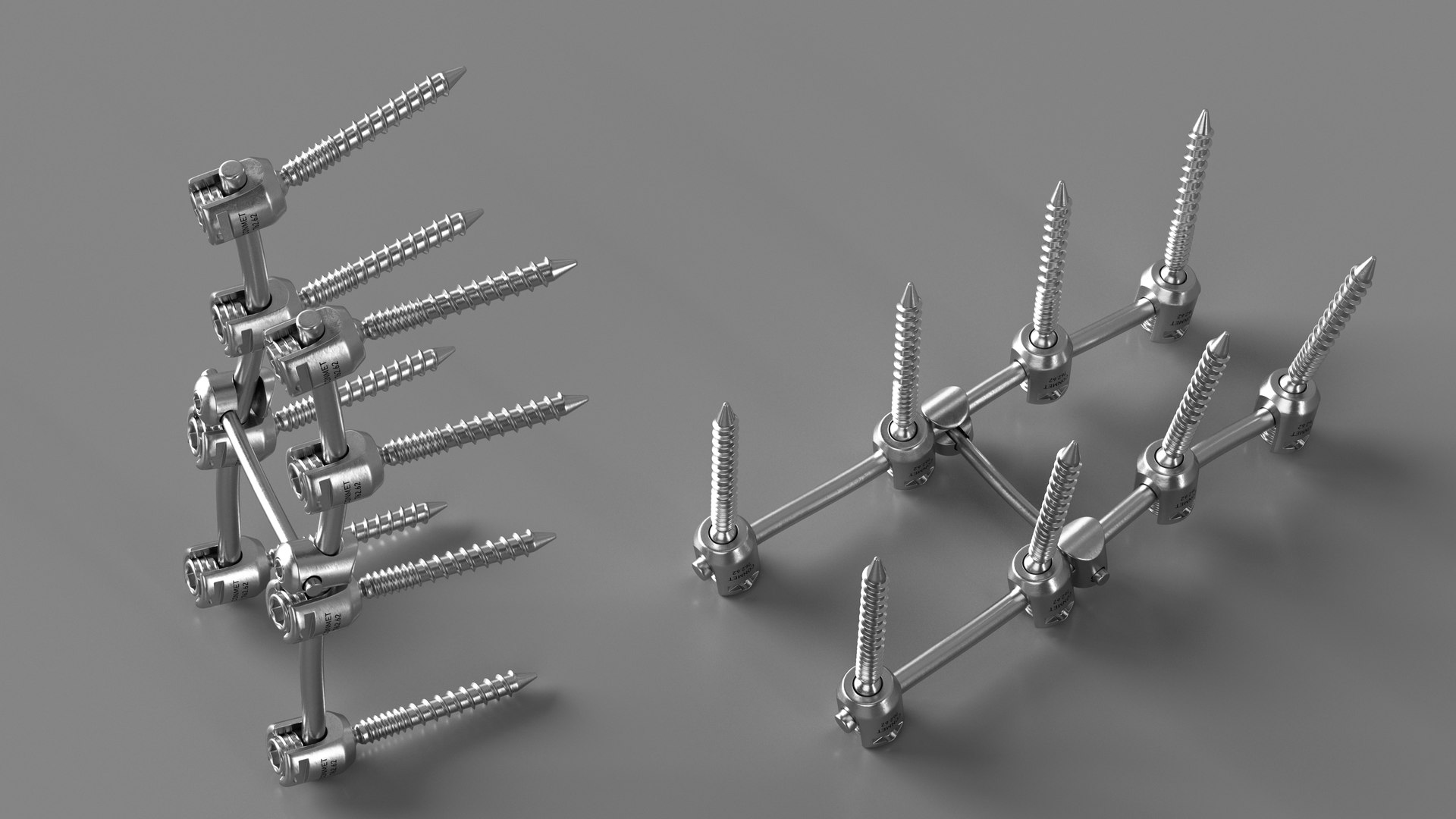 3D Lumbar Cervical Spine Fixation System - TurboSquid 2205813