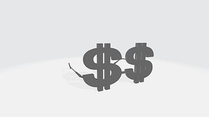 3D Glasses Dollar model