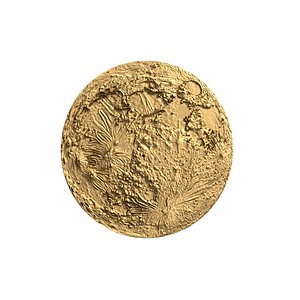 moon carved decor Bas-Relief Set
