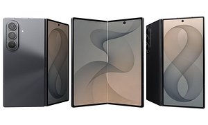 3D Samsung Galaxy Z Fold8 Ultra Graphite