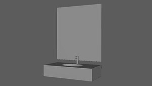Toilet Sink 3D model