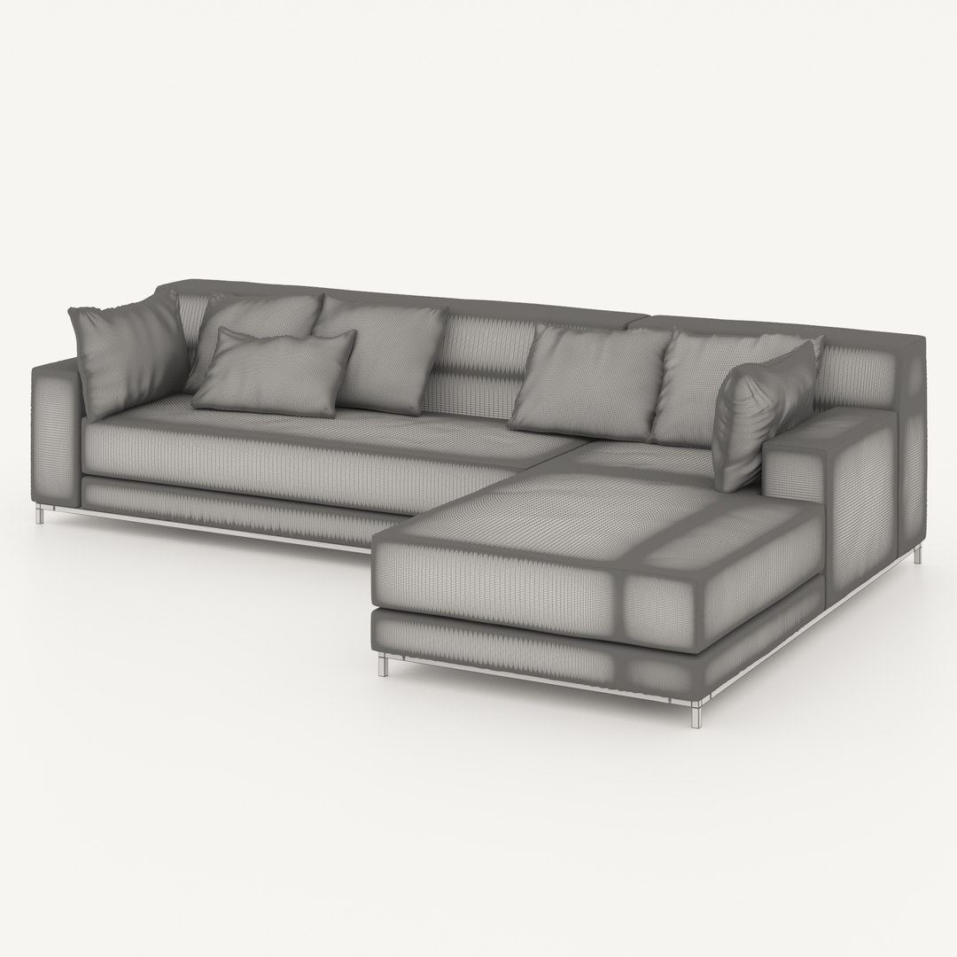 3D Sectional Sofa, Corner Sofa Model - TurboSquid 1725995