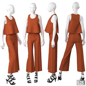 3ds max woman mannequin