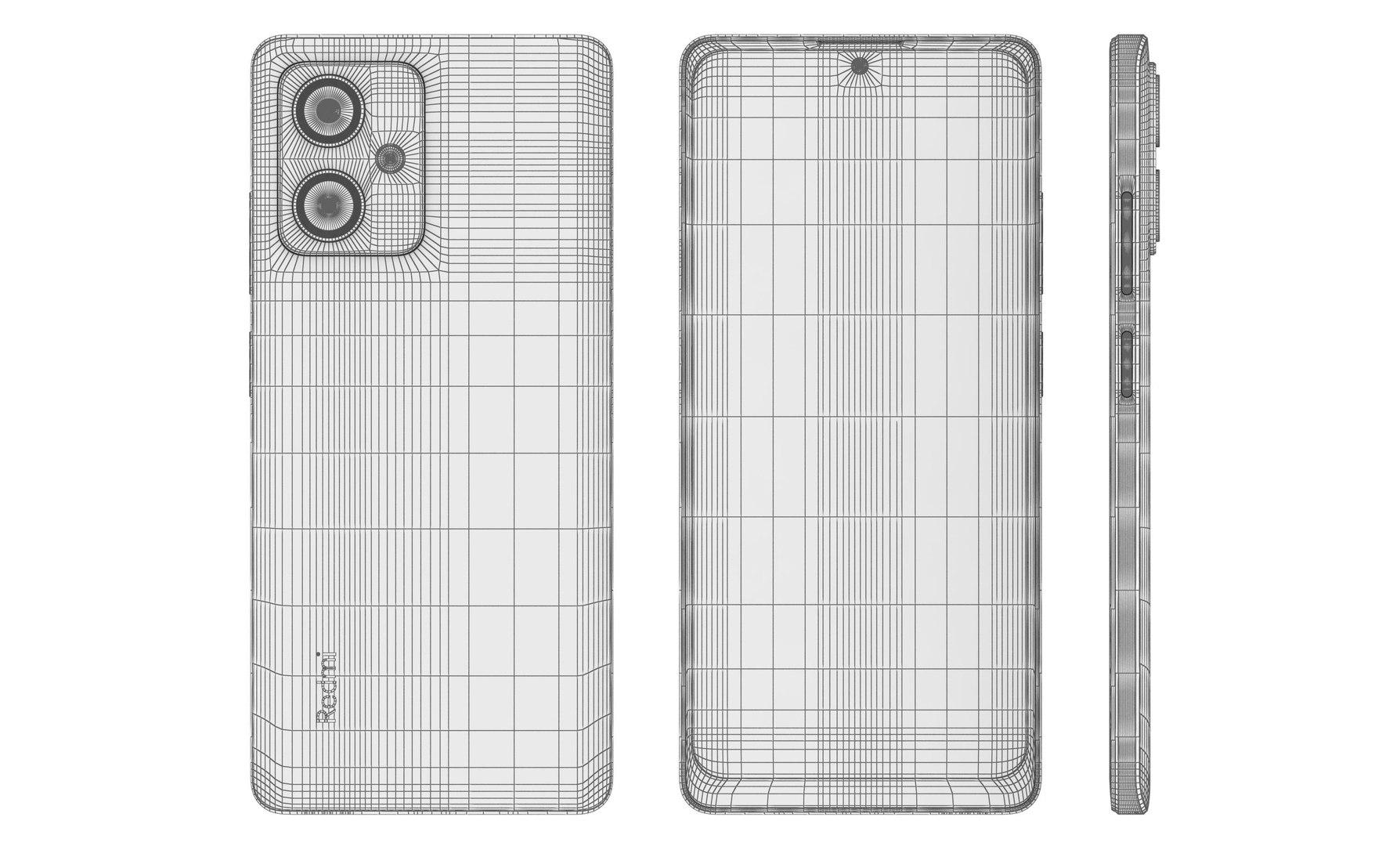 Xiaomi Redmi Note 12 Black model - TurboSquid 1990100