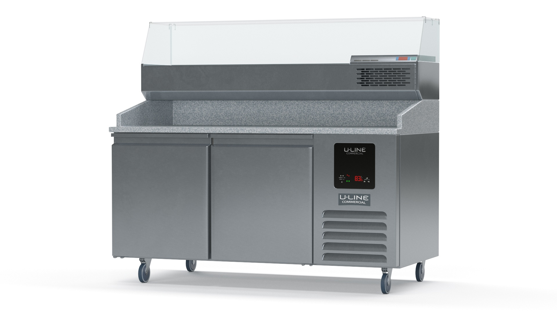 U-Line Pizza Prep Table Refrigerators Ucpp566-Ss61A 3D Model ...