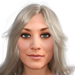 3D kaley cuoco
