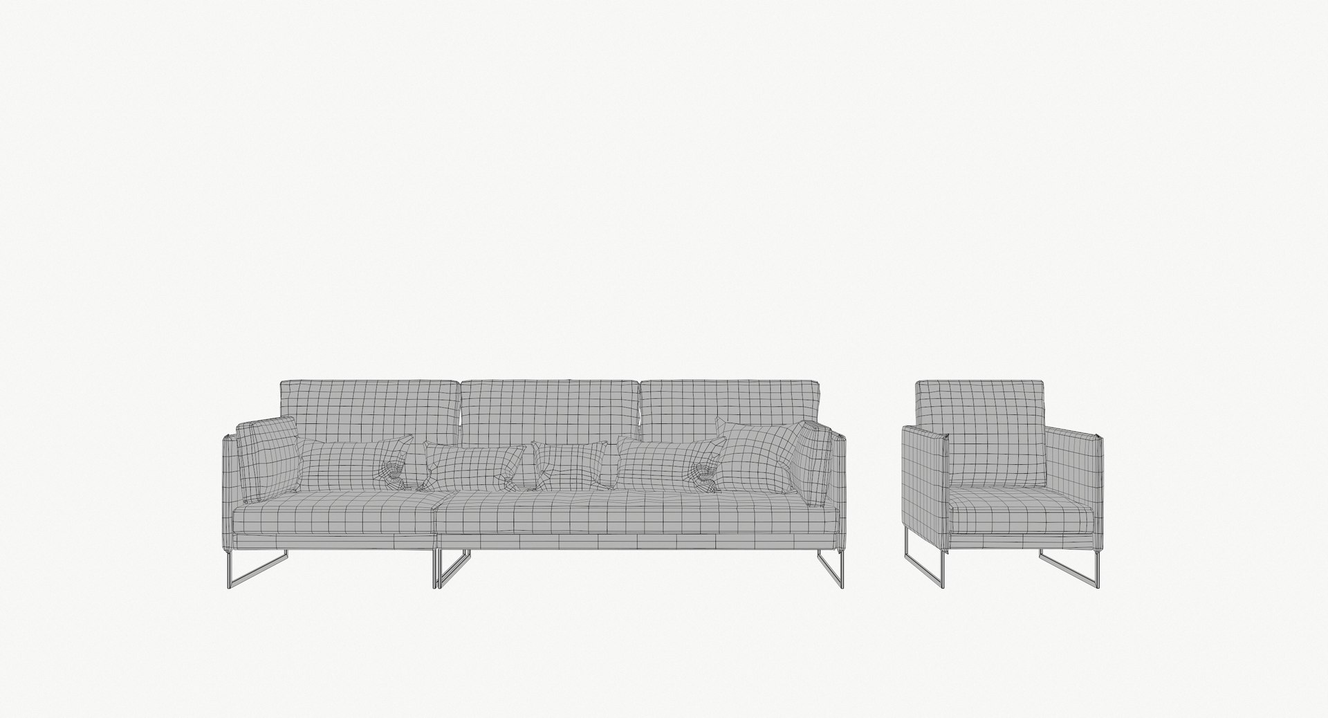 Realistic Modern Sofa Pbr 3D Model - TurboSquid 1296439