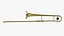 Brass bell tenor trombone