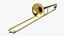 Brass bell tenor trombone