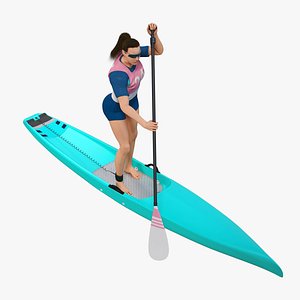 Female Sup Racer Animated HQ Standard License