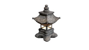 3D Stone Lamp 1