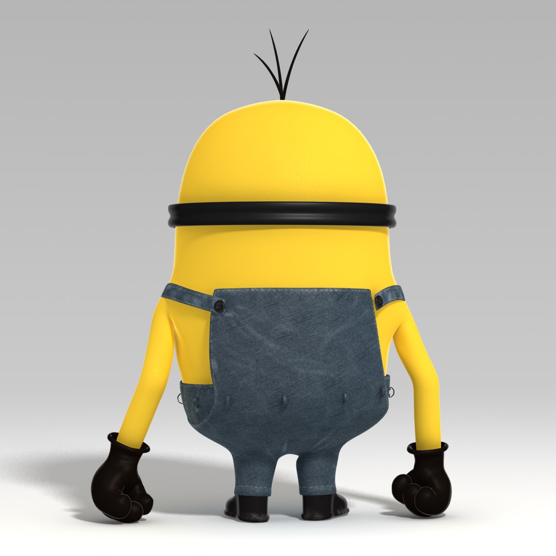 3d Minion Rigged Model