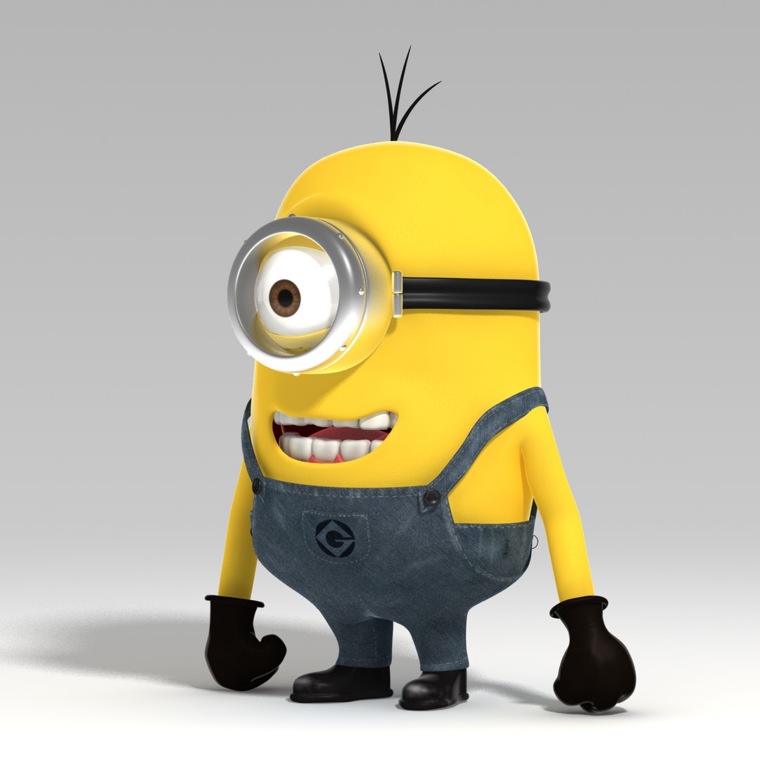 3d Minion Rigged Model